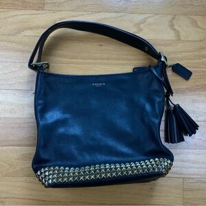 Coach Legacy Studded black crossbody shoulder bag 26413